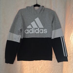 Adidas Gray and Black Hoodie